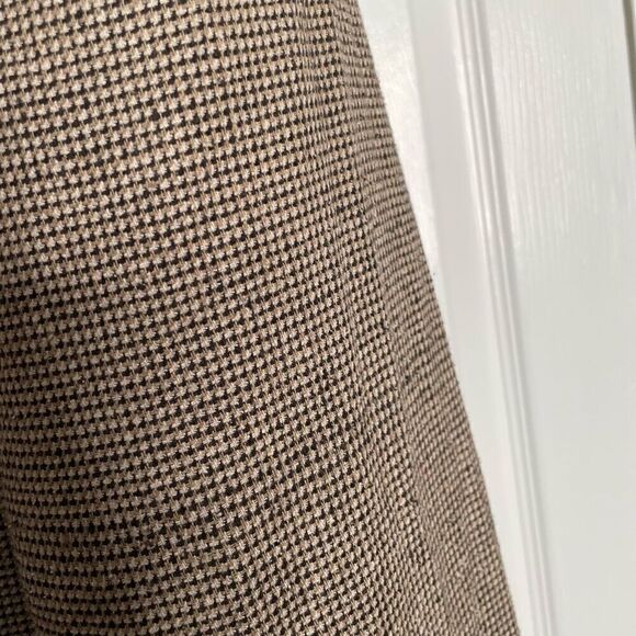 Enrico Gelini Collezione Mens Sportcoat 42R 100% Silk Single Lapel Tan Black - Picture 3 of 10